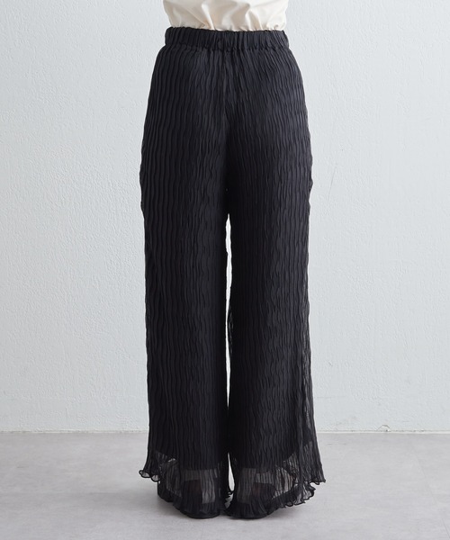 COLONY 2139（コロニートゥーワンスリーナイン）の「ワッシャーシアーパンツ（その他パンツ・レディース・ブラック/オフホワイト/グリーン・FREE）」の7枚目の写真