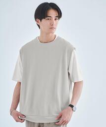 green label relaxing | アゼ ベスト レイヤード Tシャツ(Tシャツ/カットソー)