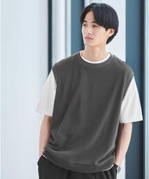 green label relaxing | アゼ ベスト レイヤード Tシャツ(Tシャツ/カットソー)