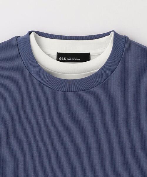 green label relaxing（グリーンレーベルリラクシング）の「アゼ ベスト レイヤード Tシャツ（Tシャツ/カットソー・メンズ・ライトグレー/ロイヤルブルー/ダークグレー・L/XL/S/M）」の15枚目の写真