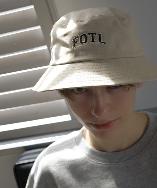 FRUIT OF THE LOOM(フルーツオブザルーム)の「EMBROIDERY BUCKET HAT / バケット / ハット / カジュアル / ユニセックス / 刺繍(ハット・メンズ・ブラック/グリーン/ベージュ・FREE)」の8枚目の写真