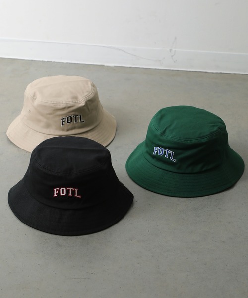 FRUIT OF THE LOOM(フルーツオブザルーム)の「EMBROIDERY BUCKET HAT / バケット / ハット / カジュアル / ユニセックス / 刺繍(ハット・メンズ・ブラック/グリーン/ベージュ・FREE)」の18枚目の写真