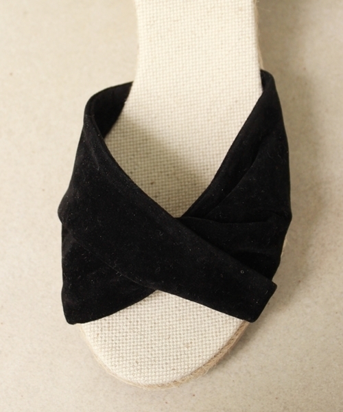 LE TALON（ルタロン）の「◇7CMネジリジュートエスパ（サンダル・レディース・ブラック/グレー/シルバー・35/36/38/37）」の4枚目の写真