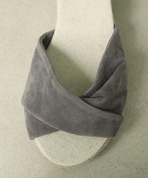 LE TALON（ルタロン）の「◇7CMネジリジュートエスパ（サンダル・レディース・ブラック/グレー/シルバー・35/36/38/37）」の5枚目の写真