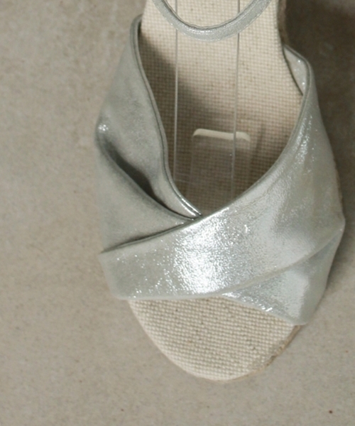 LE TALON（ルタロン）の「◇7CMネジリジュートエスパ（サンダル・レディース・ブラック/グレー/シルバー・35/36/38/37）」の6枚目の写真