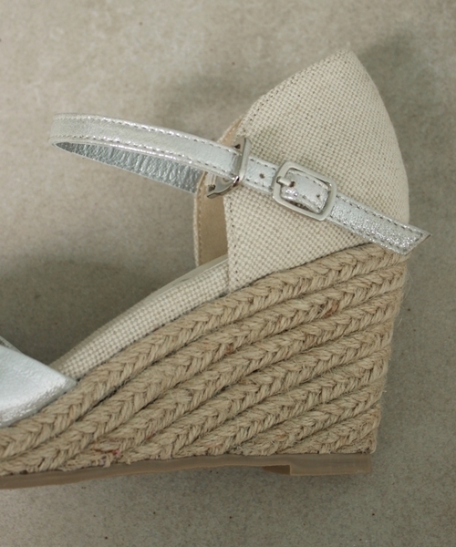 LE TALON（ルタロン）の「◇7CMネジリジュートエスパ（サンダル・レディース・ブラック/グレー/シルバー・35/36/38/37）」の7枚目の写真