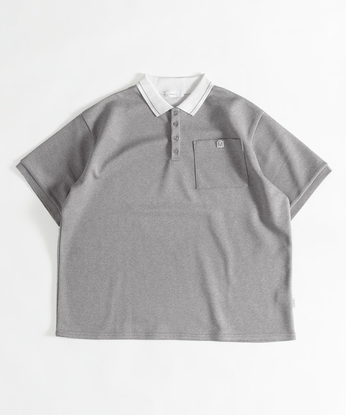 MUHET(ミュエータ)の「ライン入りポロシャツ(ポロシャツ・レディース・カーキ/杢グレー/イエロー・MEDIUM/X-LARGE)」の10枚目の写真