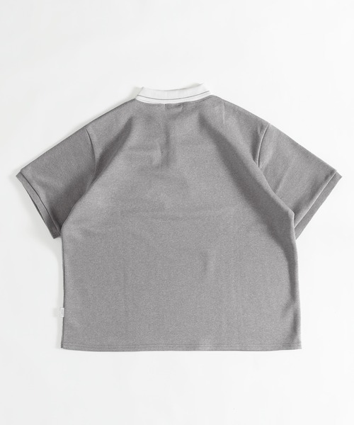 MUHET(ミュエータ)の「ライン入りポロシャツ(ポロシャツ・レディース・カーキ/杢グレー/イエロー・MEDIUM/X-LARGE)」の18枚目の写真