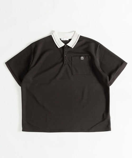 MUHET(ミュエータ)の「ライン入りポロシャツ(ポロシャツ・レディース・カーキ/杢グレー/イエロー・MEDIUM/X-LARGE)」の4枚目の写真