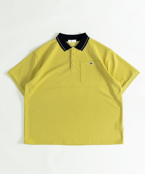 MUHET(ミュエータ)の「ライン入りポロシャツ(ポロシャツ・レディース・カーキ/杢グレー/イエロー・MEDIUM/X-LARGE)」の12枚目の写真