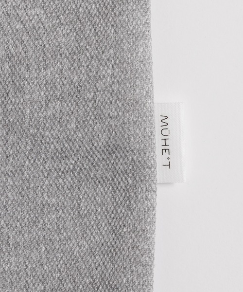 MUHET(ミュエータ)の「ライン入りポロシャツ(ポロシャツ・レディース・カーキ/杢グレー/イエロー・MEDIUM/X-LARGE)」の14枚目の写真