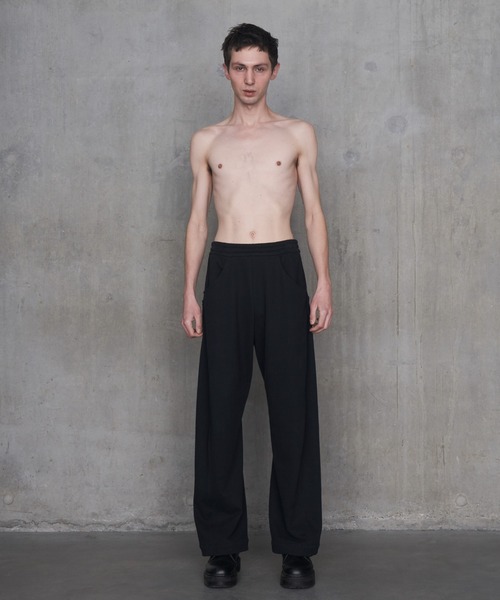 Omar Afridi(オマールアフリディ)の「TWISTED LOUNGE PANTS(その他パンツ・メンズ・ブラック・46)」の3枚目の写真