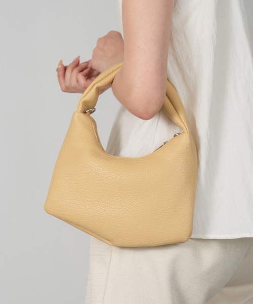 Amiur（エミレ）の「2way handle base bag（ショルダーバッグ・レディース・イエロー系その他/アイボリー/ブラック・FREE）」の8枚目の写真