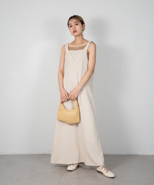 Amiur（エミレ）の「2way handle base bag（ショルダーバッグ・レディース・イエロー系その他/アイボリー/ブラック・FREE）」の10枚目の写真