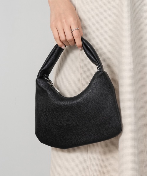 Amiur（エミレ）の「2way handle base bag（ショルダーバッグ・レディース・イエロー系その他/アイボリー/ブラック・FREE）」の6枚目の写真