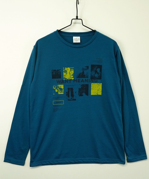 GGD SELECT(ジージーディー セレクト)の「ユニセックス 転写ロゴプリントロンT(Tシャツ/カットソー・メンズ・ホワイト/ピンク/ライトブラック/ホワイト系その他3/インディゴブルー/ミント/イエロー/グレイッシュベージュ/ブラック/ホワイト系その他2/ナチュラル/ターコイズブルー・M/L/LL)」の10枚目の写真