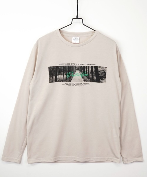 GGD SELECT(ジージーディー セレクト)の「ユニセックス 転写ロゴプリントロンT(Tシャツ/カットソー・メンズ・ホワイト/ピンク/ライトブラック/ホワイト系その他3/インディゴブルー/ミント/イエロー/グレイッシュベージュ/ブラック/ホワイト系その他2/ナチュラル/ターコイズブルー・M/L/LL)」の8枚目の写真