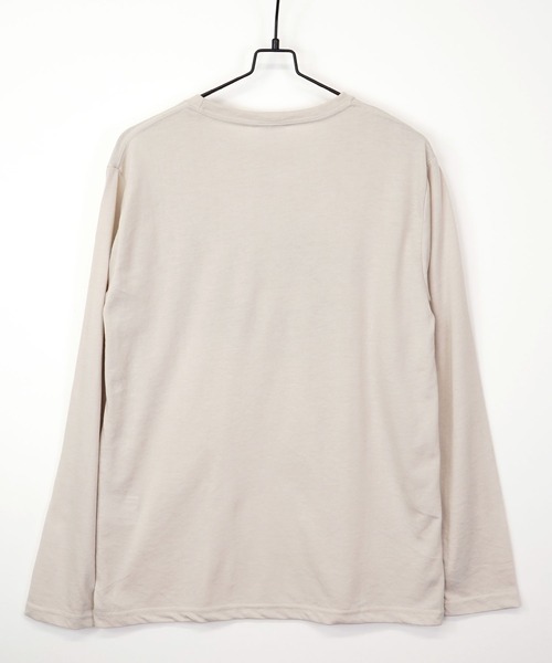 GGD SELECT(ジージーディー セレクト)の「ユニセックス 転写ロゴプリントロンT(Tシャツ/カットソー・メンズ・ホワイト/ピンク/ライトブラック/ホワイト系その他3/インディゴブルー/ミント/イエロー/グレイッシュベージュ/ブラック/ホワイト系その他2/ナチュラル/ターコイズブルー・M/L/LL)」の18枚目の写真