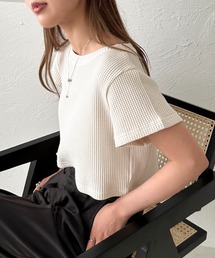 ワッフルショートTシャツ【ZOZOTOWN限定アイテム】
