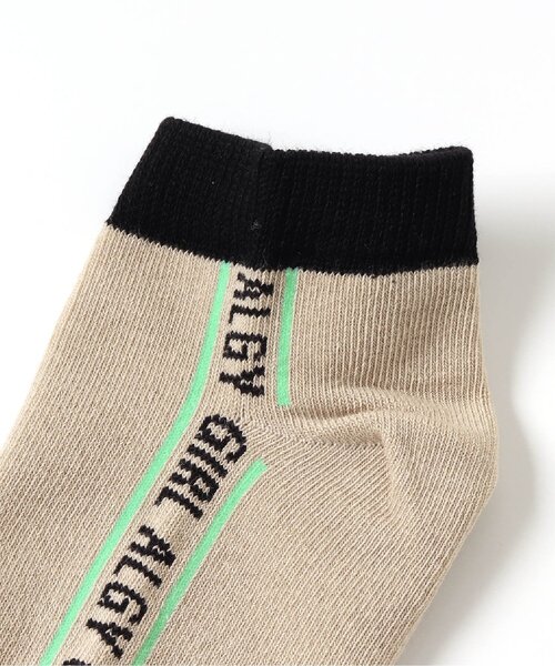 algy（アルジー）の「抗菌防臭サイドロゴショートソックス（ソックス/靴下・キッズ・ブラック/ベージュ/オフホワイト・21/24）」の4枚目の写真