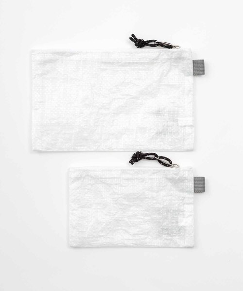 ADAM ET ROPE'(アダムエロペ)の「【TRAVEL COUTURE】《Lサイズ》レジャーFab Gadget Pouch L(ポーチ・メンズ・ホワイト・FREE)」の3枚目の写真