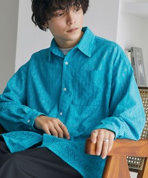 MONO-MART（モノマート）の「レースシアールーズL/Sシャツ（シャツ/ブラウス）」
