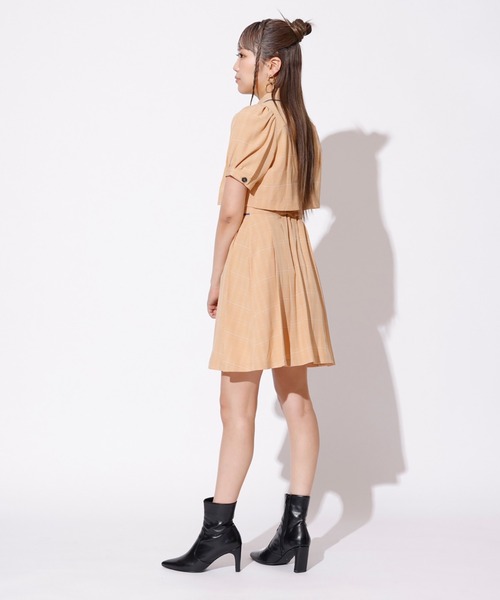 REDYAZEL（レディアゼル）の「チェックパイピングショート