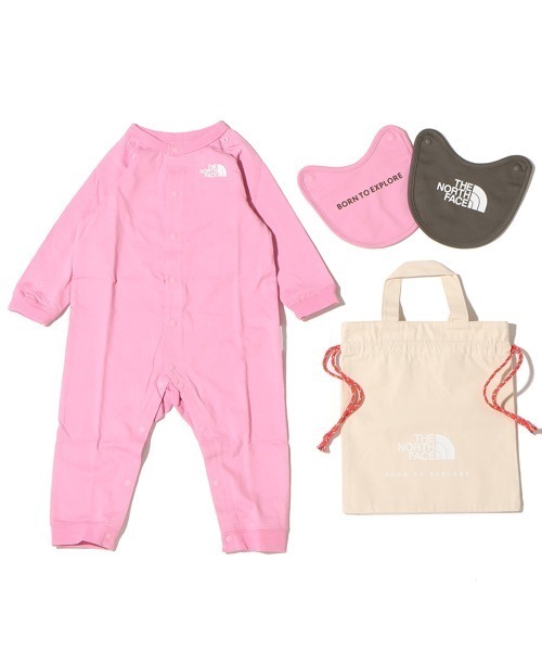 ノースフェイス ベビー セットアップ US限定(6-12M)ピンク 240517 ノースフェイス ベビー セットアップ US限定(6-12M)ピンク 240517