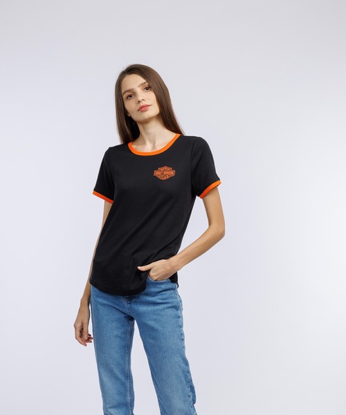 Screamin' Eagle(R)リンガーTシャツ（Tシャツ/カットソー