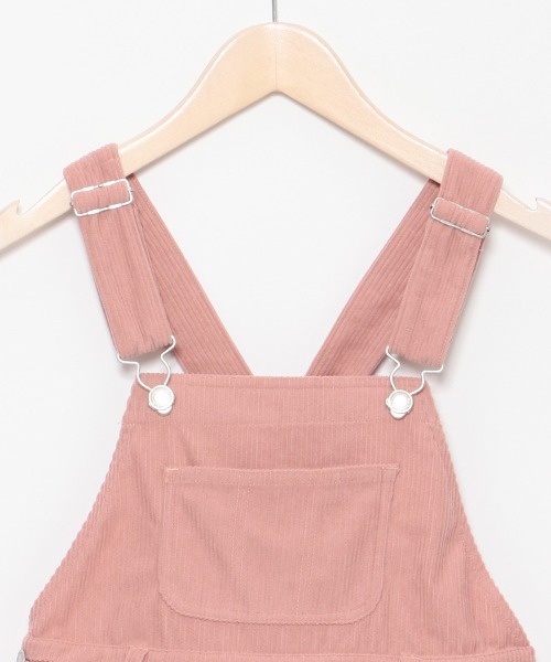 by LOVEiT（バイラビット）の「ミニオール（サロペット/オーバーオール・キッズ・ピンク/ブラック/アイボリー・140cm/150cm/130cm/160cm/120cm）」の5枚目の写真