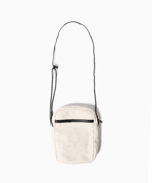 BURLAP OUTFITTER（バーラップアウトフィッター）の「BURLAP OUTFITTER/バーラップアウトフィッター CROSSBODY BAG ボディバッグ（ボディバッグ/ウエストポーチ・メンズ・ダークベージュ/ブラック/ナチュラル・ONE SIZE）」の17枚目の写真