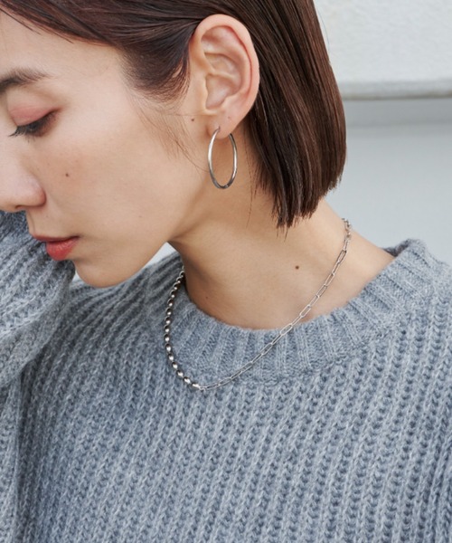 Auntie Rosa Holiday(アンティローザホリデー)の「ボールチェーンMIXネックレス(ネックレス・レディース・シルバー/シルバー×ゴールド/ゴールド・FREE)」の2枚目の写真