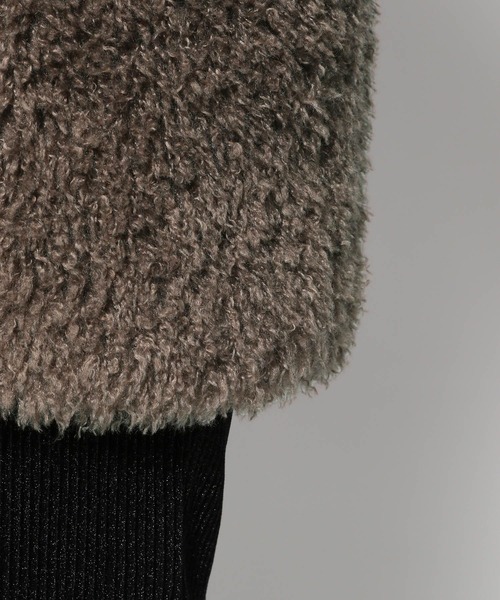 FOREVER 21（フォーエバー トゥエンティーワン）の「【2023AW】エコファーベスト（ベスト・レディース・オフホワイト/ブラウン・FREE）」の21枚目の写真