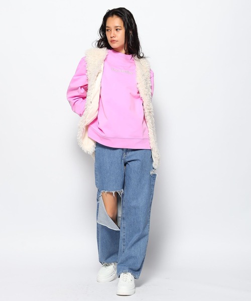 FOREVER 21（フォーエバー トゥエンティーワン）の「【2023AW】エコファーベスト（ベスト・レディース・オフホワイト/ブラウン・FREE）」の7枚目の写真