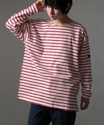 【SETUP7】オーバーサイズボーダーカットソー GUILDO RA ライク Shirt バスクシャツ