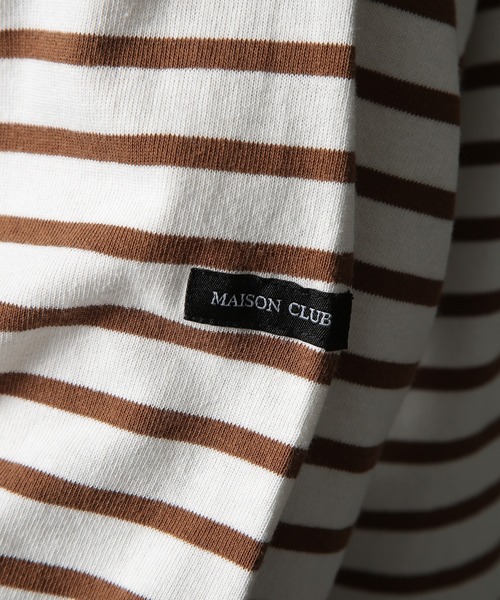 SETUP7(セットアップセブン)の「【SETUP7】オーバーサイズボーダーカットソー GUILDO RA ライク Shirt バスクシャツ(Tシャツ/カットソー・メンズ・ネイビー系1/ブラック系その他2/ブラウン/ブラック系1/レッド/ネイビー系2/ブルー・L/M)」の21枚目の写真
