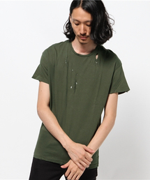 DIET BUTCHER | DIET BUTCHER SLIM SKIN ルーズフィットダメージＴシャツ(Tシャツ/カットソー)