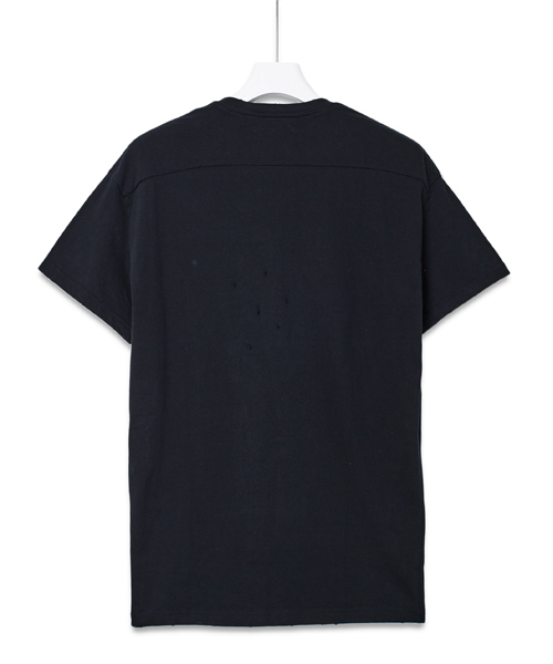 DIET BUTCHER（ダイエットブッチャー）の「DIET BUTCHER SLIM SKIN ルーズフィットダメージＴシャツ（Tシャツ/カットソー・メンズ・ホワイト/ブラック/カーキ・FREE）」の12枚目の写真