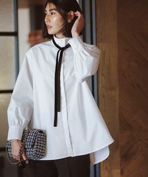 OPAQUE.CLIP | 【大草直子さんコラボ】3wayリボン＆タイ付きシャツ(シャツ/ブラウス)