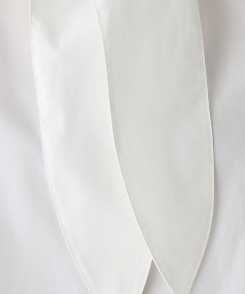 OPAQUE.CLIP(オペークドットクリップ)の「◆【大草直子さんコラボ】3wayリボン&タイ付きシャツ(シャツ/ブラウス・レディース・オフホワイト/ブラック/ライトブルー・36/38/40)」の17枚目の写真