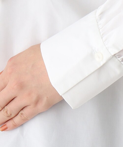 OPAQUE.CLIP(オペークドットクリップ)の「◆【大草直子さんコラボ】3wayリボン&タイ付きシャツ(シャツ/ブラウス・レディース・オフホワイト/ブラック/ライトブルー・36/38/40)」の21枚目の写真