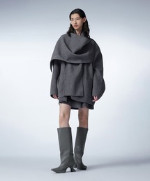 JNBY（ジェーエヌビーワイ）の「Scarf Neck Cape Jacket（その他 