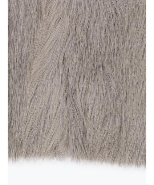 Te chichi TERRASSE（テチチテラス）の「ファーベスト（ベスト・レディース・ベージュ/オフホワイト・F）」の17枚目の写真