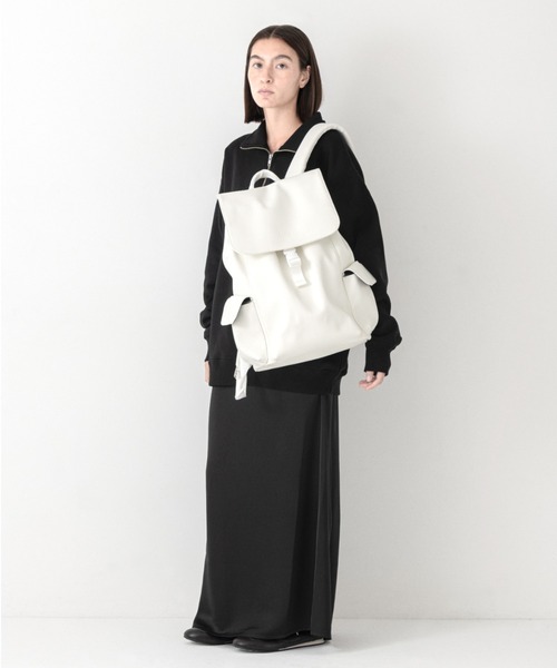 KLON(クローン)の「KLON MATTE COATED RUCK SACK-TRA(バックパック/リュック・レディース・ホワイト/ブラック・FREE)」の21枚目の写真