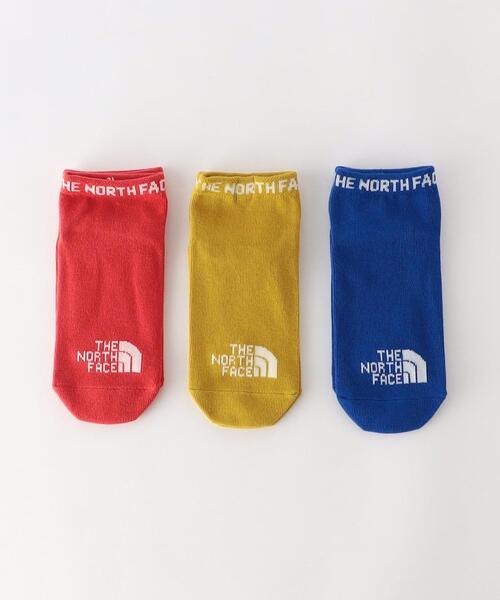 THE NORTH FACE（ザノースフェイス）の「＜THE NORTH FACE＞ Kids アンクル 3P ソックス（ソックス/靴下・キッズ・レッド/ブラック・16-18cm/19-21cm）」の2枚目の写真
