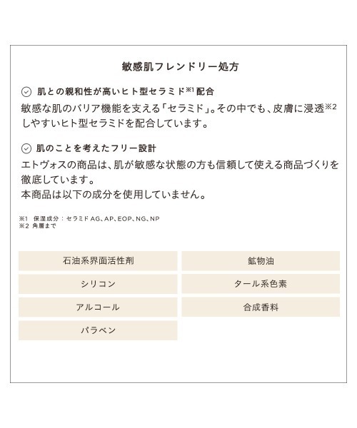 ヴァイタルスペリアローション（化粧水）｜ETVOS（エトヴォス）