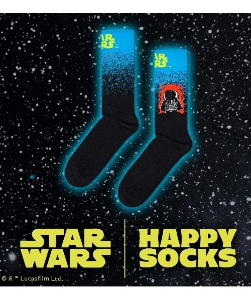 Happy Socks（ハッピーソックス）の「【Limited】Happy Socks × Star Wars Darth Vader クルー