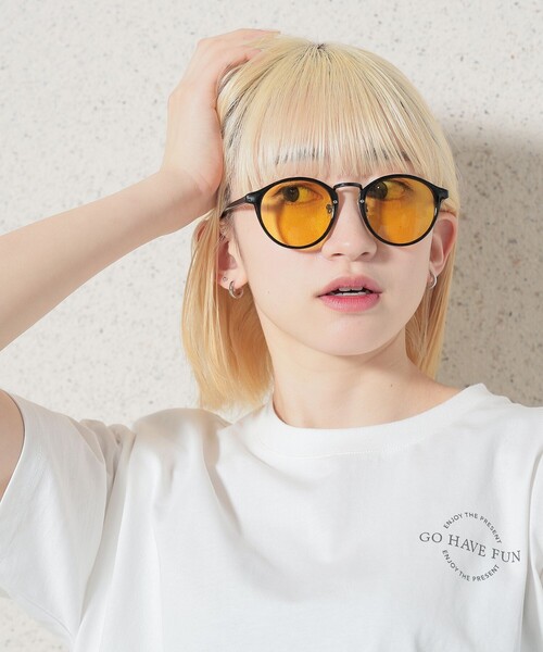 セール】BEAMS HEART / ヴィヴィッドカラーレンズ グラス（サングラス  