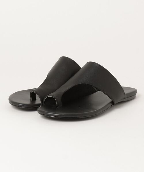 TODAYFUL(トゥデイフル)の「TODAYFUL Tong Leather Sandals 12111047(サンダル・レディース・ブラック・37/38)」の4枚目の写真