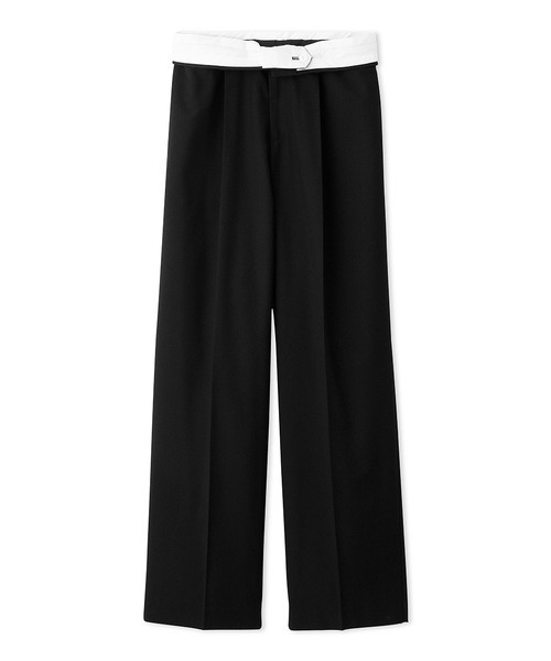 Mila Owen(ミラオーウェン)の「センタープレスタックワイドパンツ(スラックス・レディース・ブラック/グレー/キャメル・1/0)」の18枚目の写真